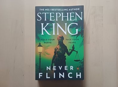 Never Flinch by Stephen King (Mystery Suspense Paperback 2025)