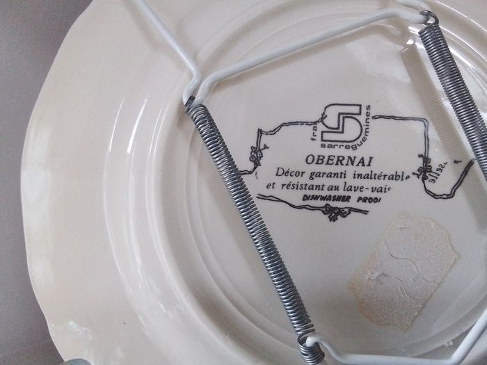 Vintage Sarrguemines Salad Plate