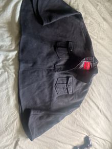 Wool cape and trousers from Zara