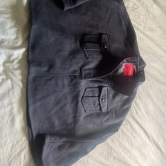 Wool cape and trousers from Zara