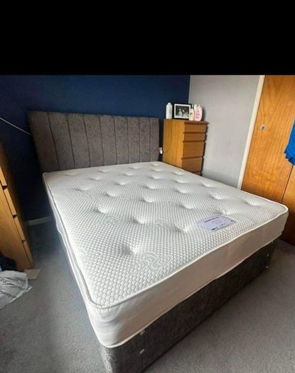 Brand New Stylish single Divan Beds.. Multiple Options Of Headboards. Tufted Memory Foam Mattresses Available. Drawers Storage Available