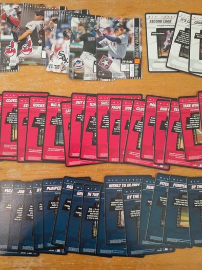 57 MLB Showdown Trading Card Bulk Lot (WOTC 2000-2002) Players & Strategy. Wizards of the Coast. Collectable, sports, memorabilia. Baseball. USA.