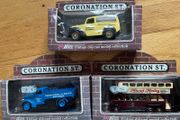 Vintage Coronation Street Diecast Models BOXED