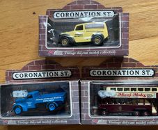 Vintage Coronation Street Diecast Models BOXED