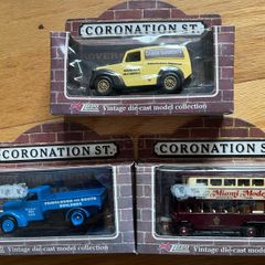 Vintage Coronation Street Diecast Models BOXED