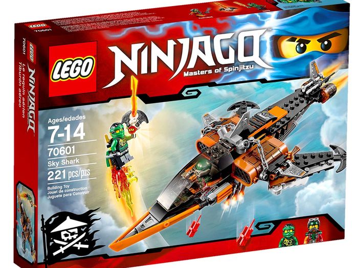 Lego Ninjago 70601: Sky Shark (2016) 100% Complete W/BOX