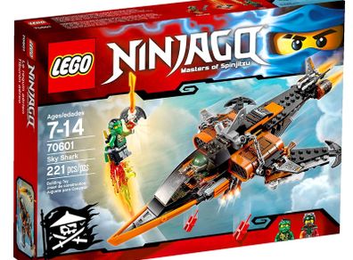 Lego Ninjago 70601: Sky Shark (2016) 100% Complete W/BOX
