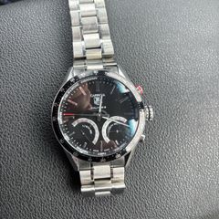 TAG Heuer Carrera Calibre S Chronograph.Black Dial. 43mm. Swiss Made