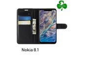 For  Nokia 8.1 Wallet Leather Case Flip Book Cover Pouch with Card Pocket
