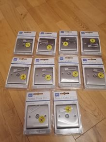 Tv Sockets, Brushed Steel