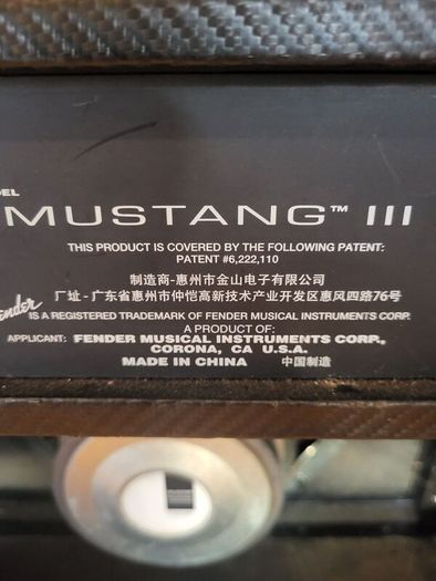 Fender Mustang 3 310w