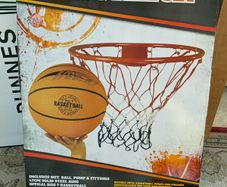 basketball ring and ball set