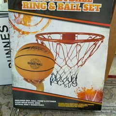 basketball ring and ball set