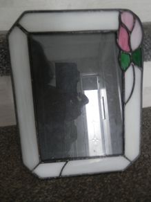 Leaded Glass Art Deco Picture Frame 4 euro