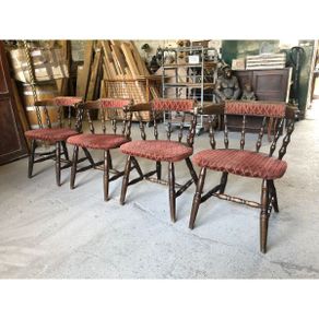 Set of four pub smokers chairs  KAS166