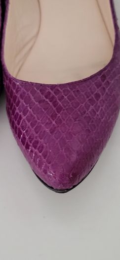 LK Bennett purple leather pointed flats Sz 41 ( Fit 7 - 7.5 UK) Rrp 229 (New)