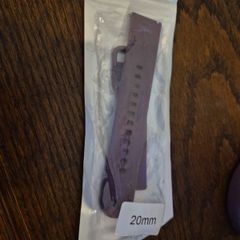 purple rubber watch strap