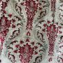 Red Cream Curtains Image 3