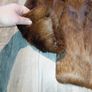 Vintage Julian Vard Genuine Fur Jacket Brown Size 12 Made in Ireland Image 4