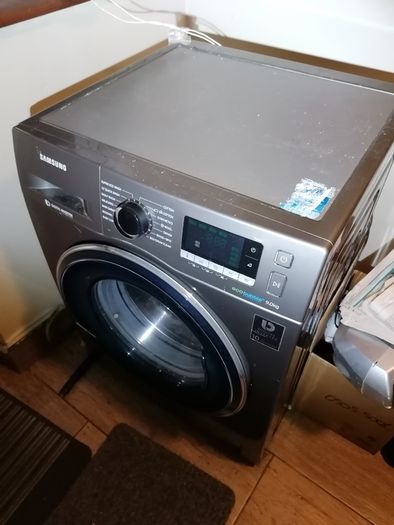 Washing machine, samsung ecobubble 9.0kg ,   WW90J5456FX/EU  washer door, dispenser pull out section in front panel