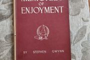 Memories Of Enjoyment By Stephen Gwynn. Published By The Ferryman Ltd. First Edition Hardback With Dustjacket In Good Condition.