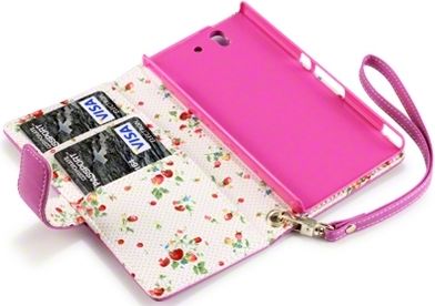 New Sony Xperia Z Premium Pu Leather Wallet Case