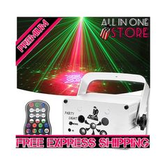 Dj Disco Lights, USB Party Stage Lights, 120 LED Patterns Sound Activated and Strobe Effects with Remote Control for kids Birthday, Family Gathering, Karaoke, Christmas (FREE SHIPPING)