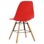 7 Piece Dining Set Plastic Red Image 10