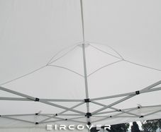 Pop Up Gazebo 3m x 3m  (10' x 10') Alu Frame White