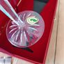 Vintage Limited Edition Six Geese A-Laying Waterford Crystal Flute. Image 3