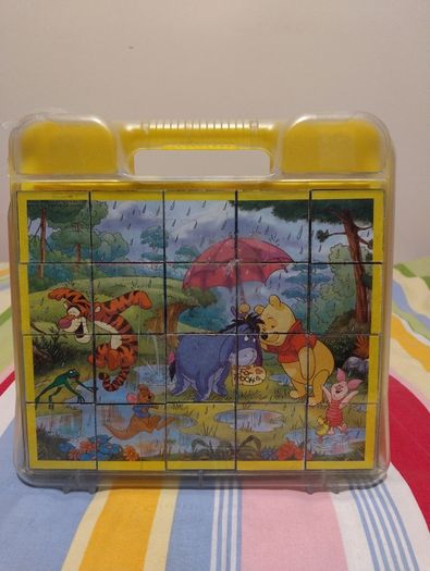Disney Winnie the Pooh Cube Puzzles in case,