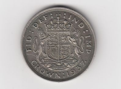 1937 G.B. Crown 50% silver coin (no. 499)