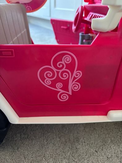 Our generation pink Jeep