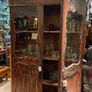 Vintage Teak Indonesian Glass Cabinet Image 2