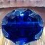 Superb Very Tall  Bristol Blue Hand Blown Late Victorian Art Nouveau Glass Vase Image 10