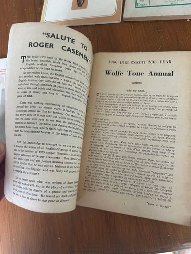 Old Irish Magazine booklet memorabilia