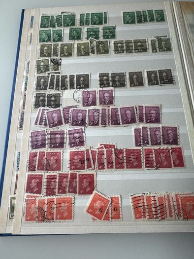 CANADA collection in stamp album