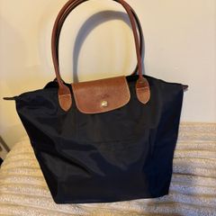 Longchamp le Pliage tote bag / black / large / new