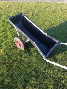 Galvanized calf barrow