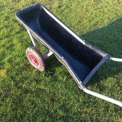 Galvanized calf barrow