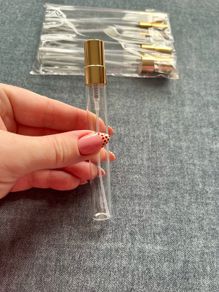 Perfume sample decant bottles