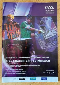 2014 Kilkenny v Limerick - GAA Hurling All-Ireland Senior Championship Semi Final Programme