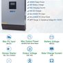 BRAND NEW POWER Solar Inverter 5KVA 4000W 48V 220v 50/60HZ Pure Sine Wave Built-in PWM 50A Charge Controller 60A Battery Charger Image 2