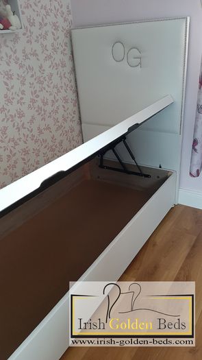ottoman lift up bed frame and headboard