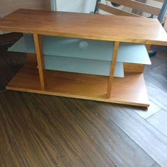 Solid wood tv unit extra wide