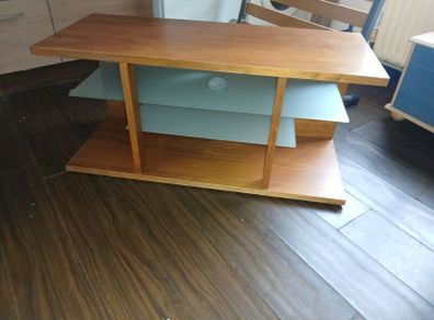 Solid wood tv unit extra wide