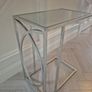 Silver side table Image 6
