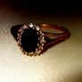 Vintage 9ct Gold Sapphire and Diamond Ring Image 9