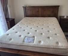 Bed frame and mattress