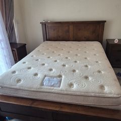 Bed frame and mattress